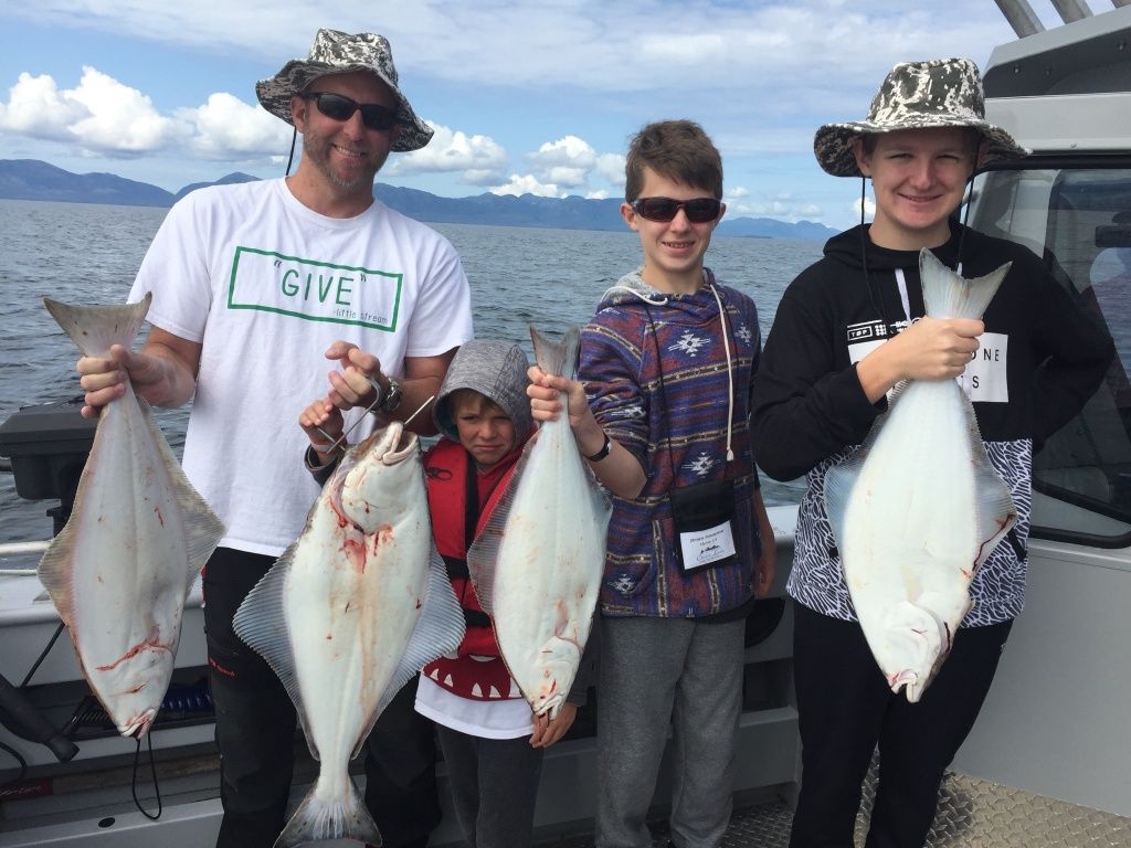 The Alaska Catch Halibut Fishing Trip in Ketchikan, Alaska fishing Inshore