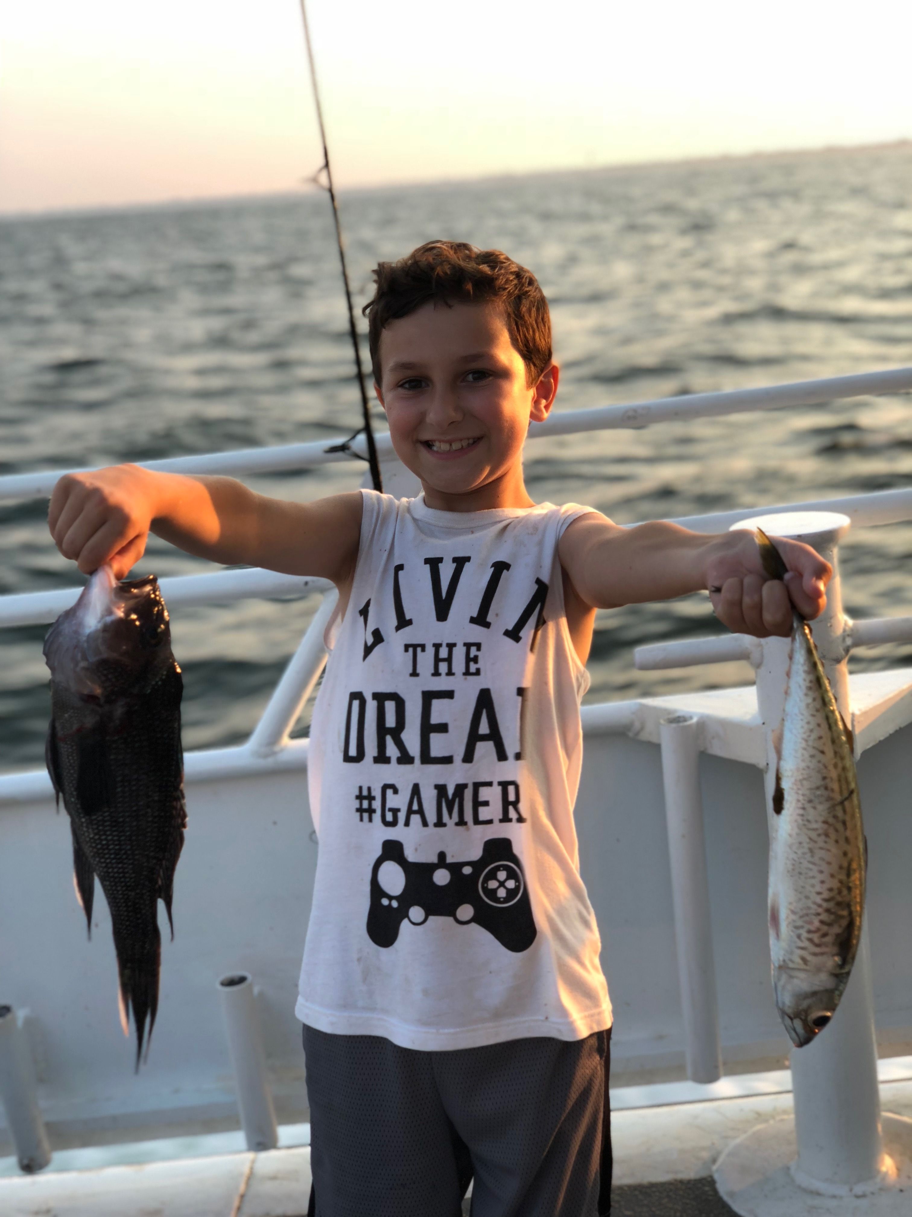 Queen Mary Open Boat & Charters Fishing Charter Point Pleasant NJ | Shared 7 Hour Charter Trip - Weekday Child Rate  fishing Offshore