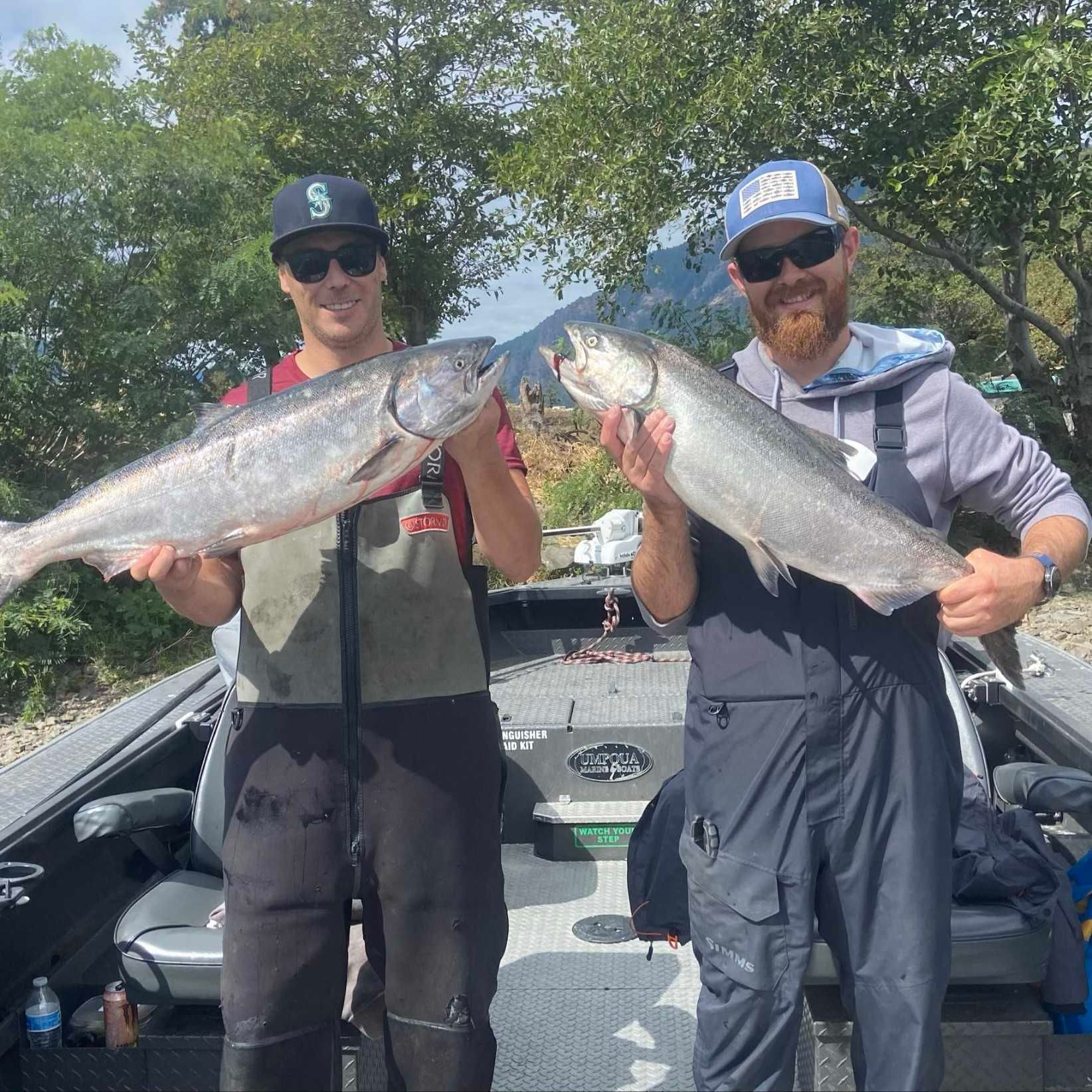 Chrome Rangers NW  Fishing Charters Washington State - Private - 8 Hour Spring Chinook Trip fishing River