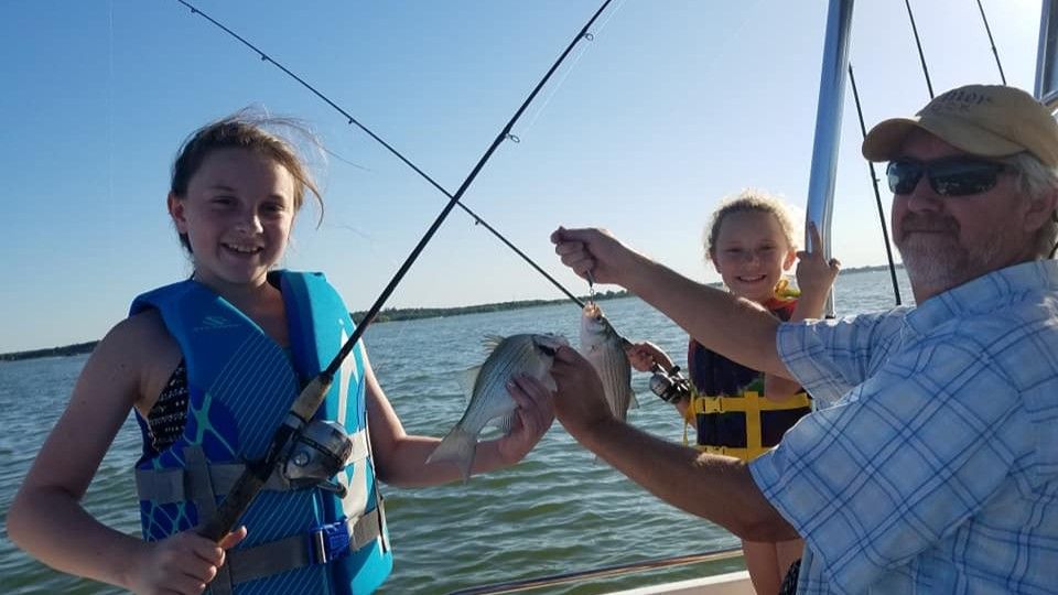Family-Friendly White Bass Fishing at Grapevine Lake