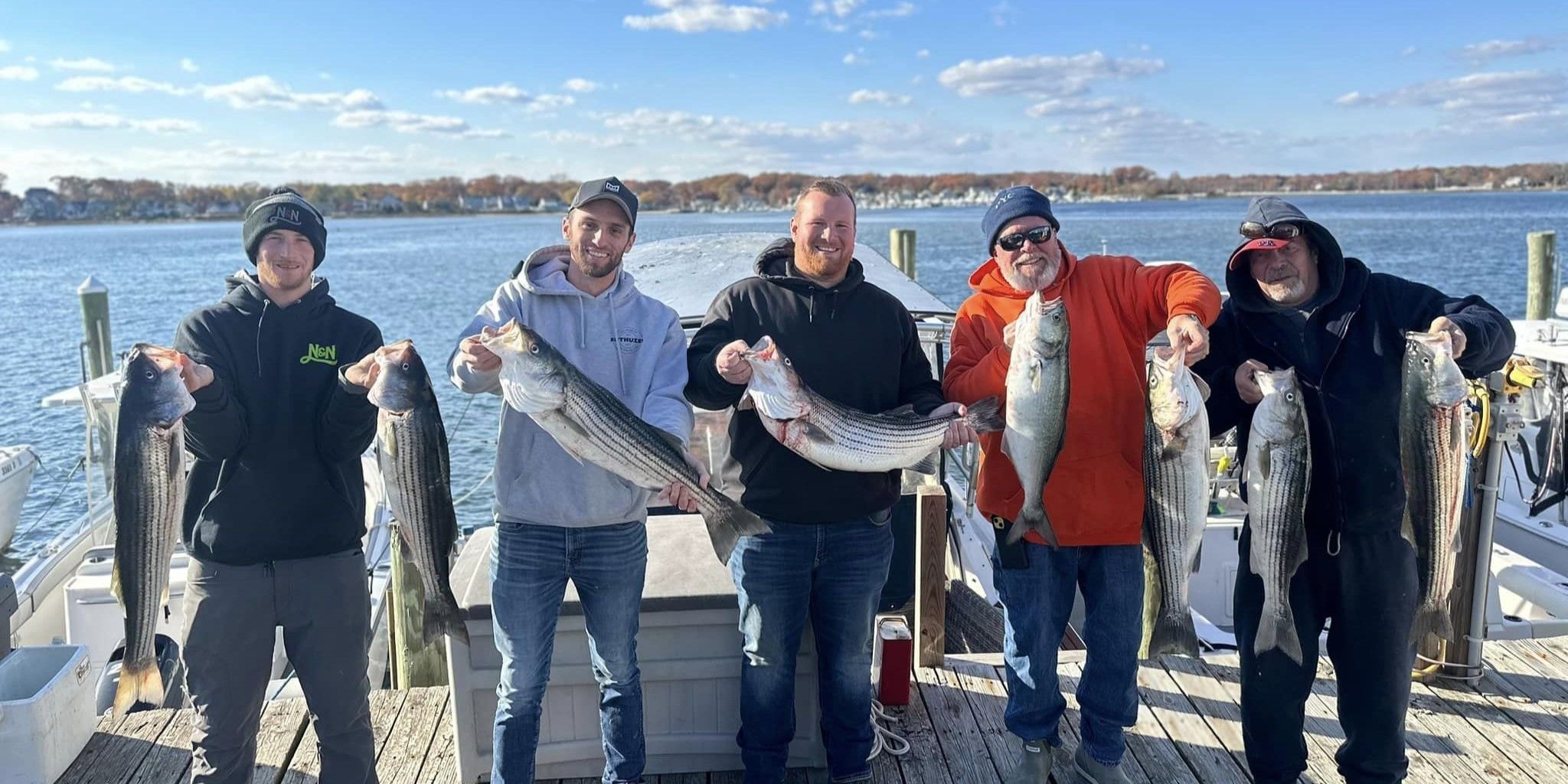 Tuna Homicide New Jersey Fishing Charters | 6 Hour Striped Bass Combo Trip fishing Offshore