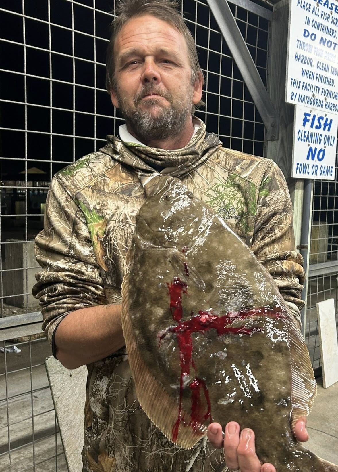 Nighttime Flounder Gigging in Matagorda Bay