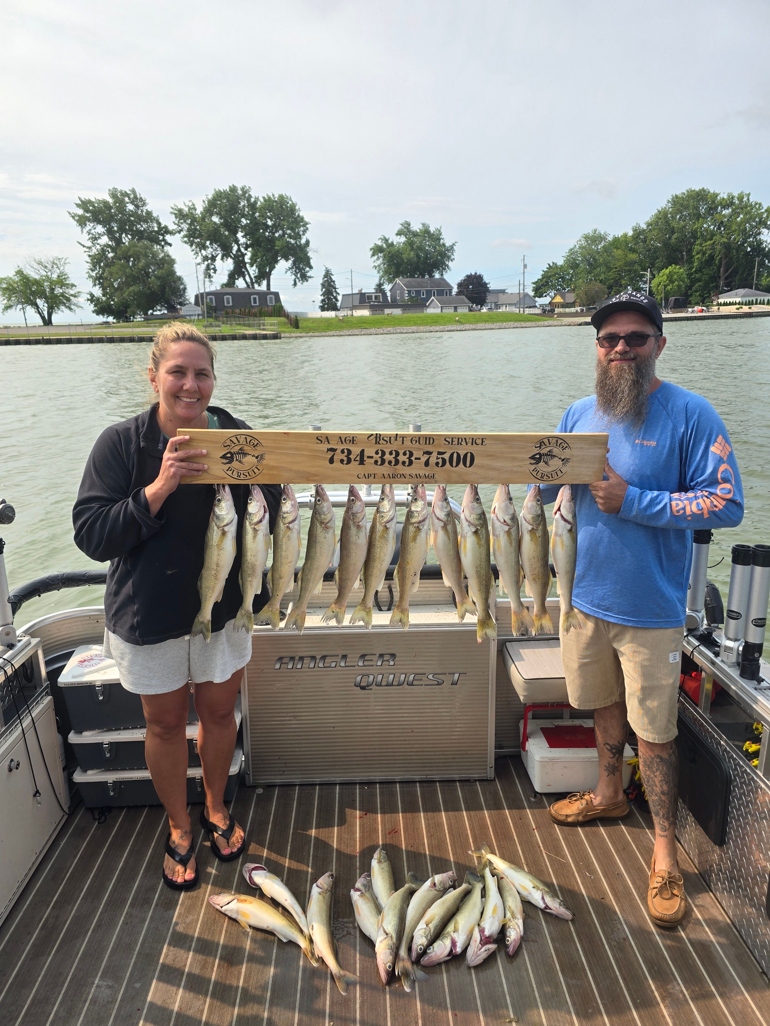 Savage Pursuit Guide Service MONROE WALLEYE TRIPS | 4 - 8 Hour Charter TRIPS fishing Lake