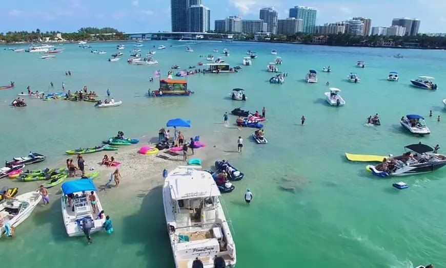 Sand Bar Party in Fort Lauderdale