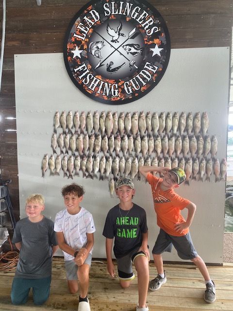 Lead Slingers Outdoor Fishing & Bowfishing Guide Half Day White Bass Fishing (NO FISH NEXT TRIP FREE ON US) fishing Lake