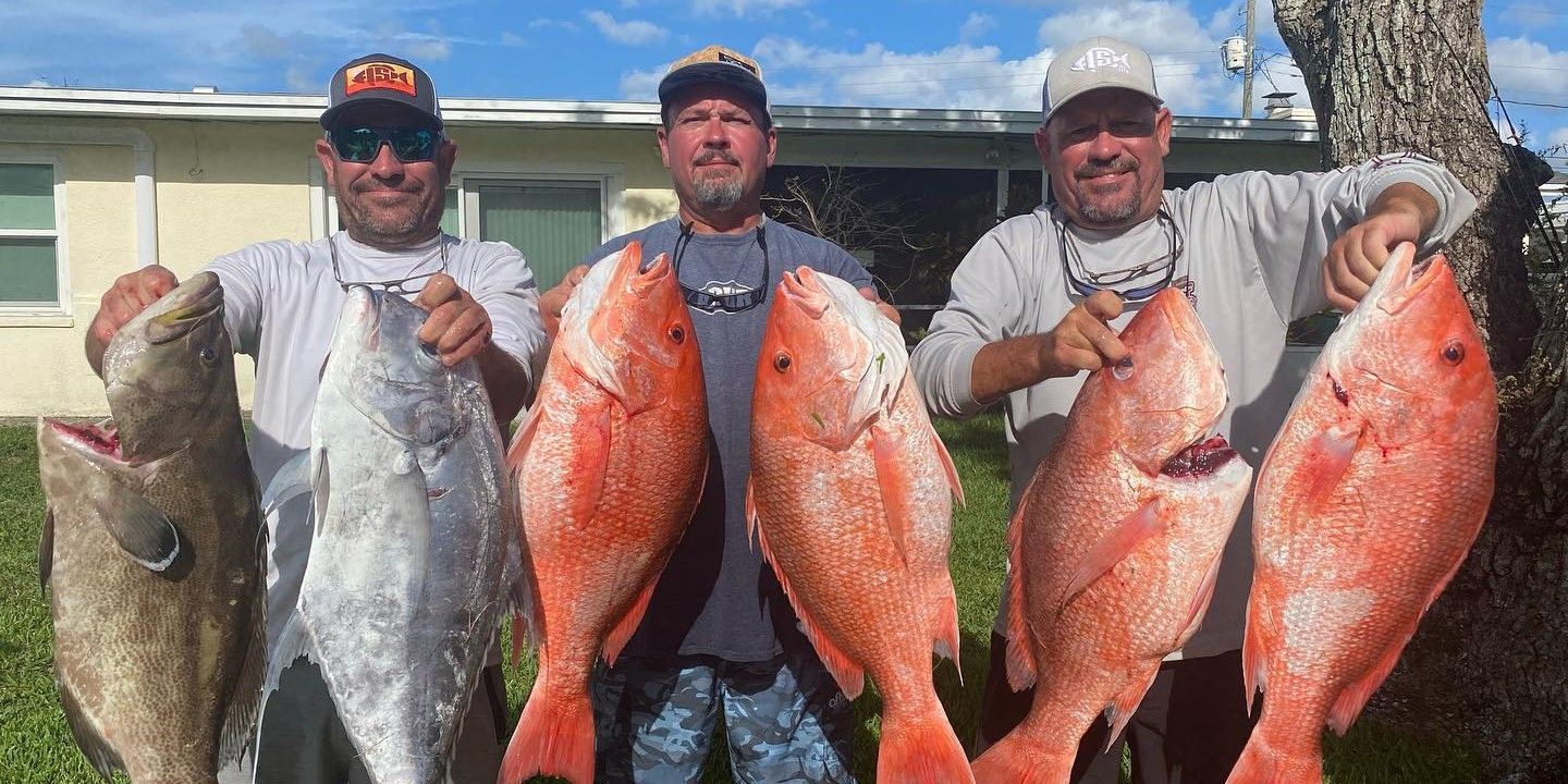 Down2Fish Charters Tampa Bay Charter Fishing | Red Snapper Shared Fishing Trip fishing Offshore