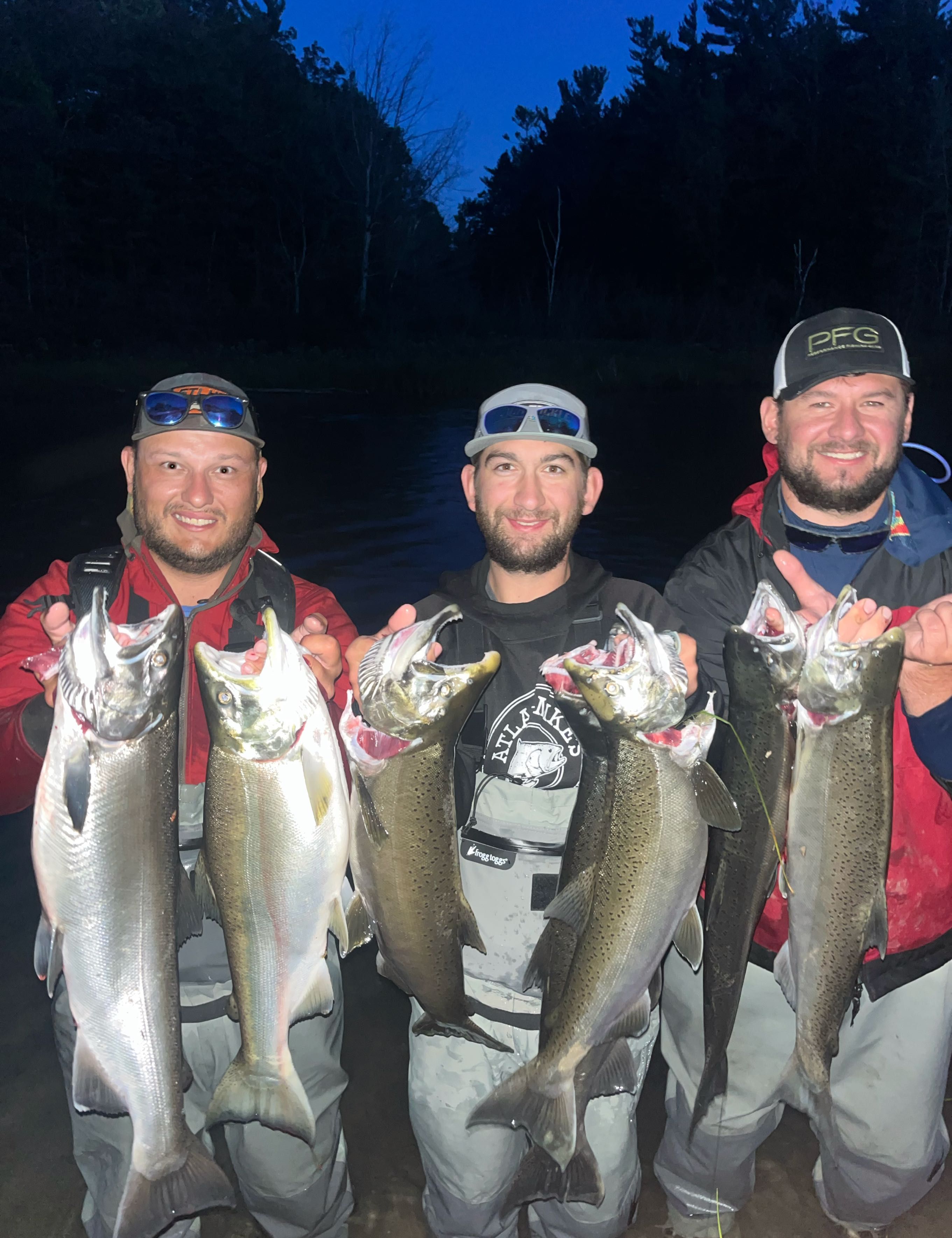 On Target Fishing Guide Service Charter Fishing Lake Michigan | Private - 8 Hour Trip fishing River