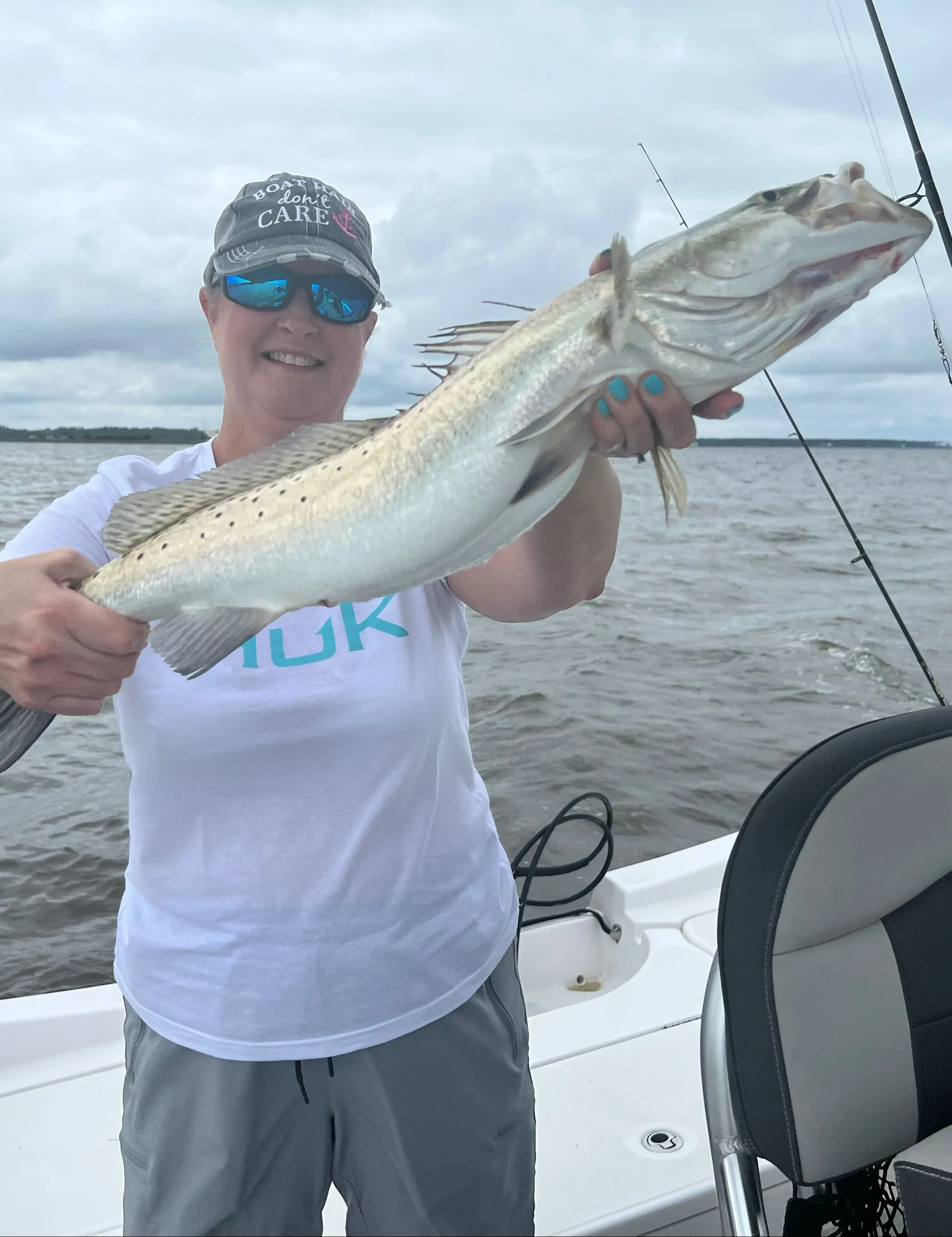 Pamlico Pirate Fishing Charters NC Charter Fishing | Neuse River Winter Trip for Speckled Trout, Redfish & Striped Bass.  fishing Inshore