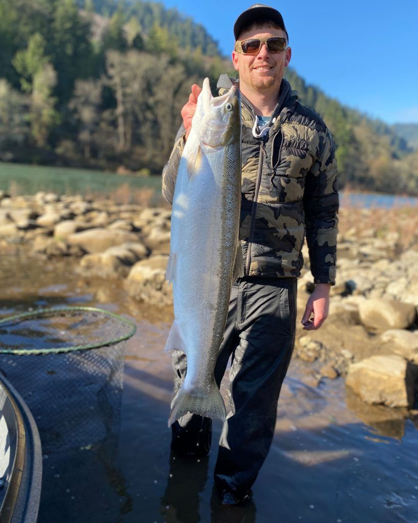 Zach Hancock Outfitters Fishing Trips Oregon Coast | Private Drift Boat Steelhead 8 Hour Trip fishing River