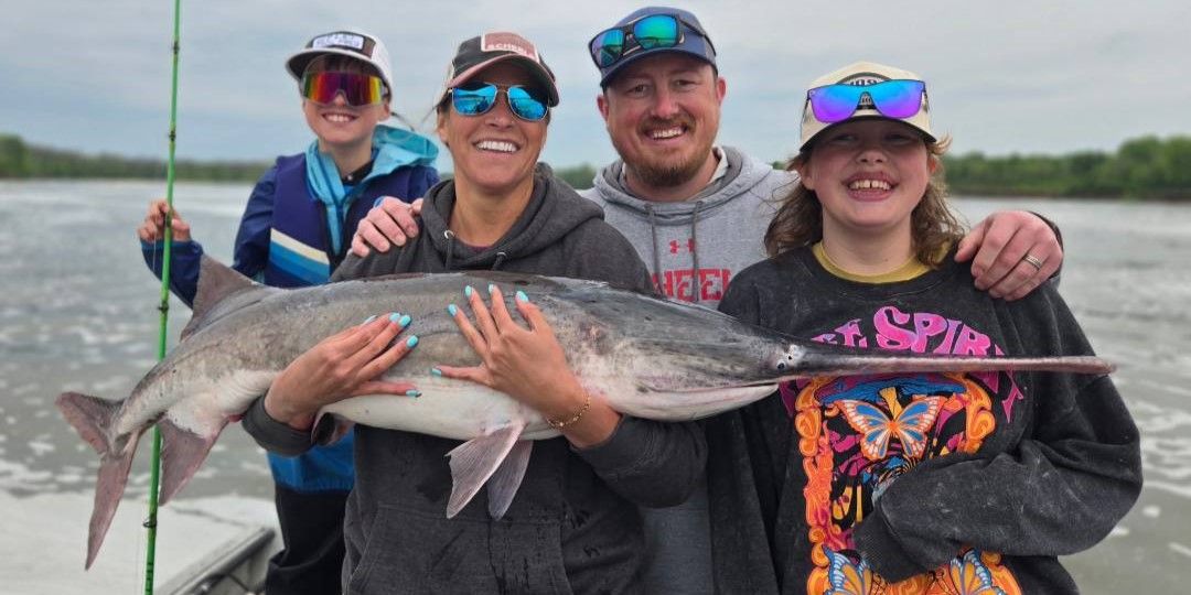 Family Paddlefish Adventure on Fort Gibson Lake