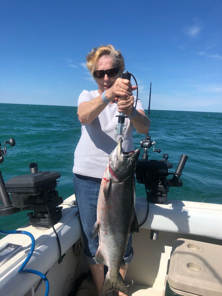 Charter Fishing for Salmon Oswego NY