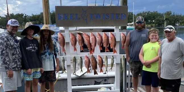 Reel Twisted Charters Family Fishing Fun in Panama City | 6 HR Private Trip fishing Offshore