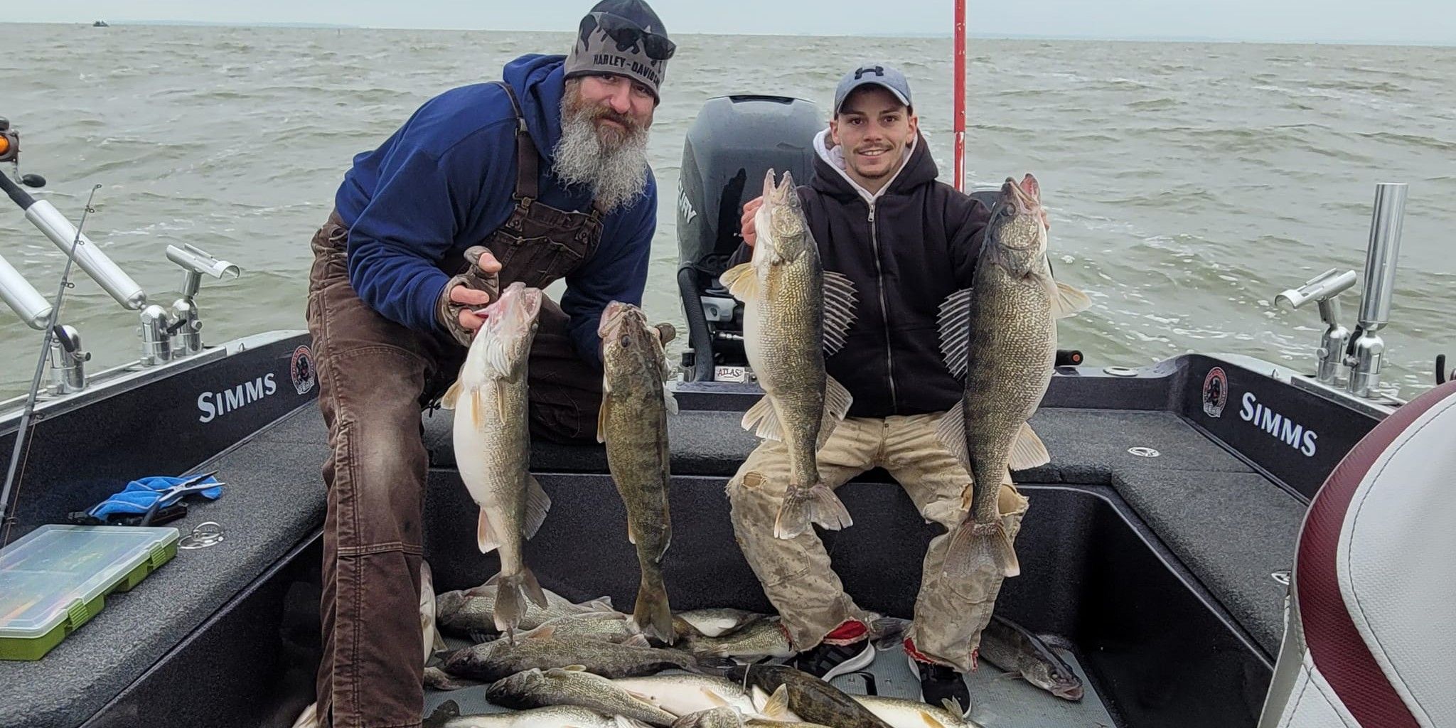 Pro Walleye Fishing on Lake Erie with Top Guide