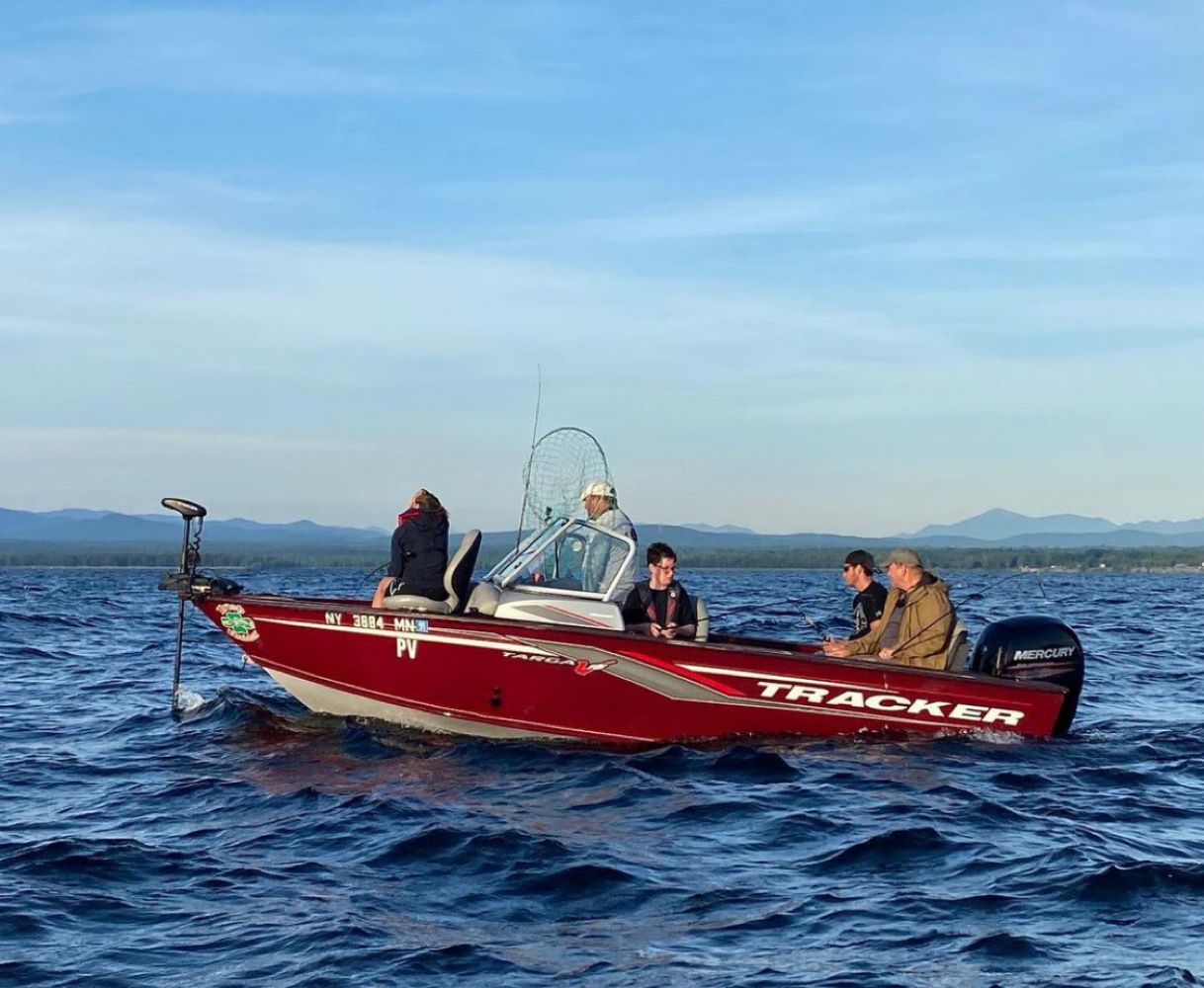 Fishing in Style in Lake Champlain