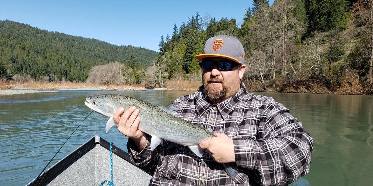 Let It Fish Guide Service Fishing in California | 8 Hour Steelhead Fishing Trip fishing River