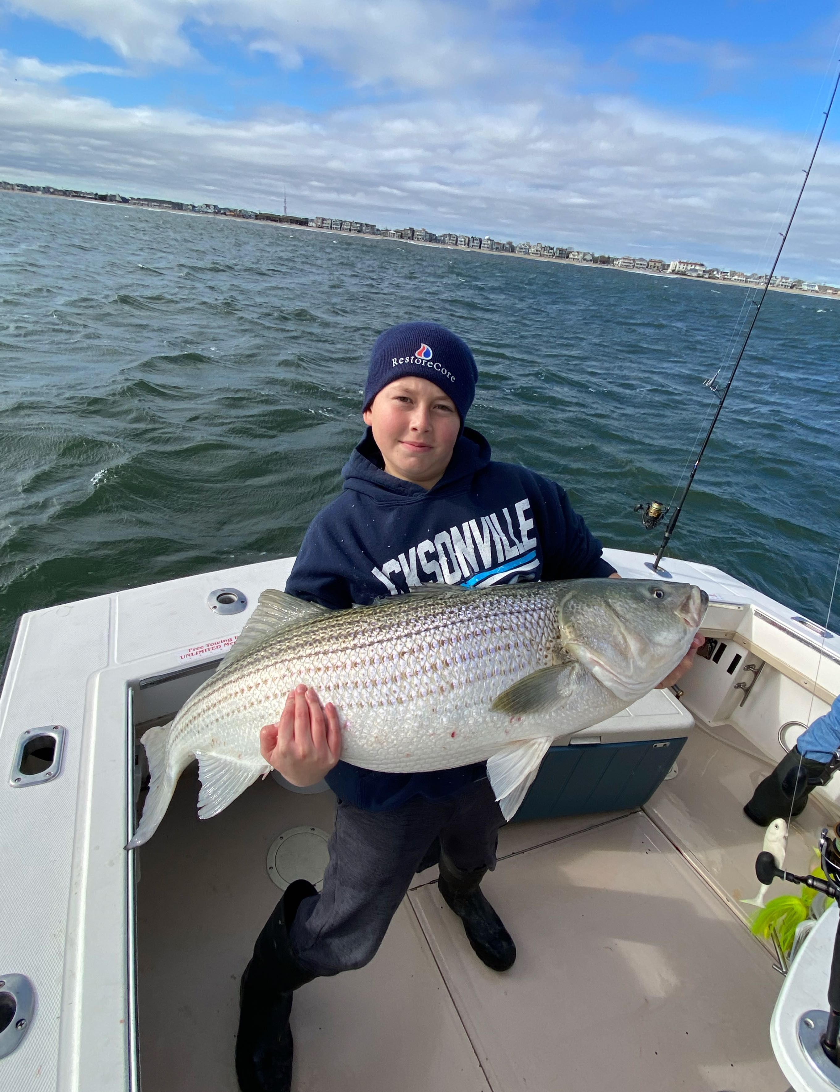 Striped bass  fishing report coverpicture