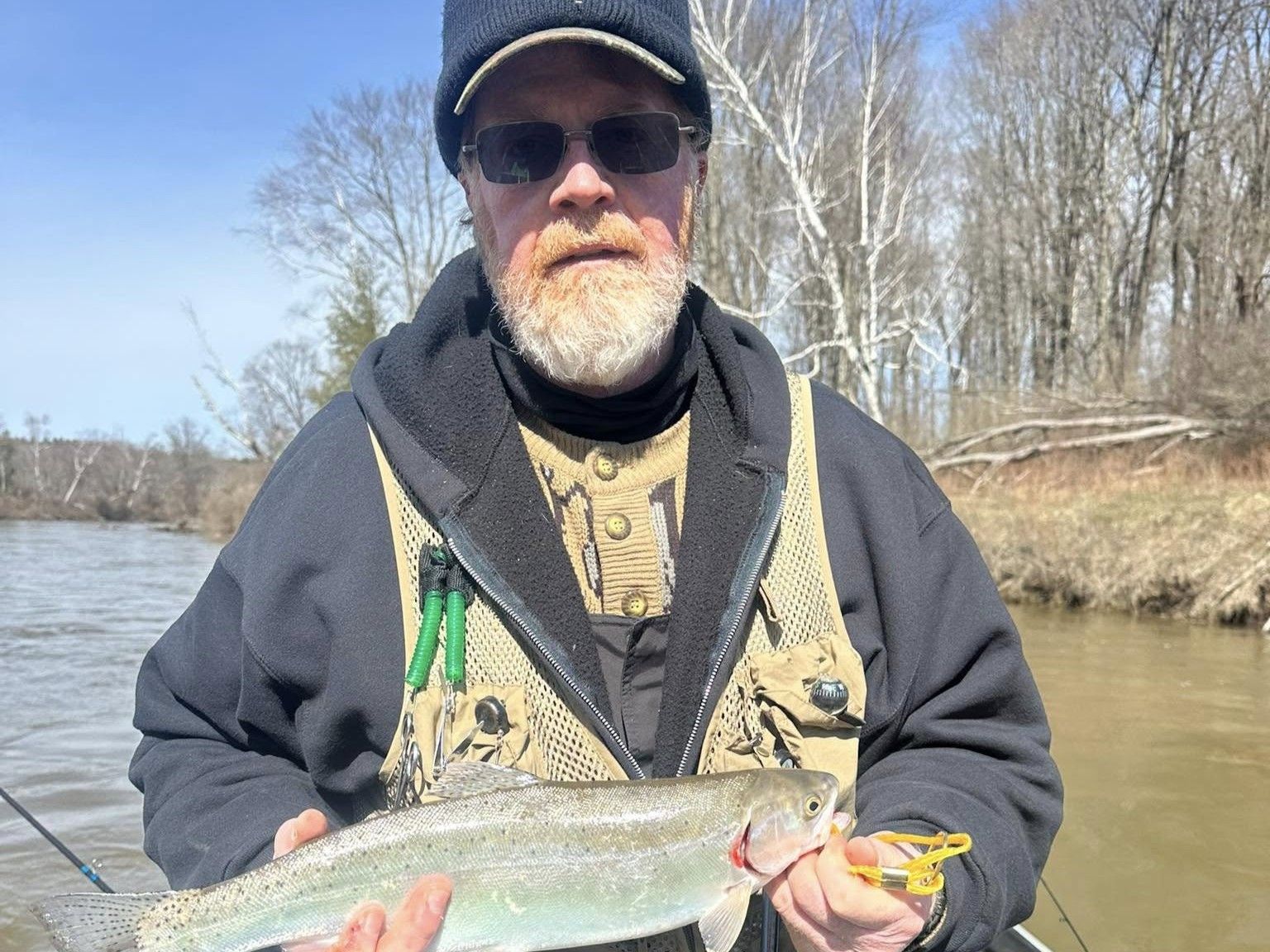 Top-Rated Full Day Trout Trip on Manistee River