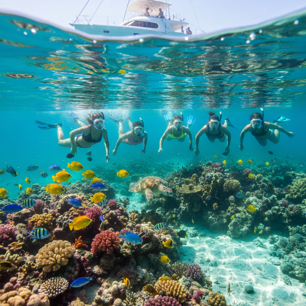 Private Playa Flamingo Snorkel Fish Charter