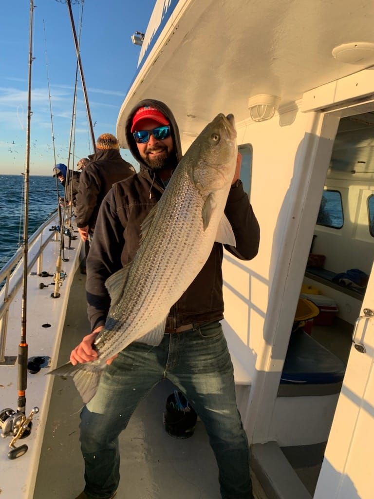 Cape May Lady New Jersey Fishing - Striped Bass fishing Inshore