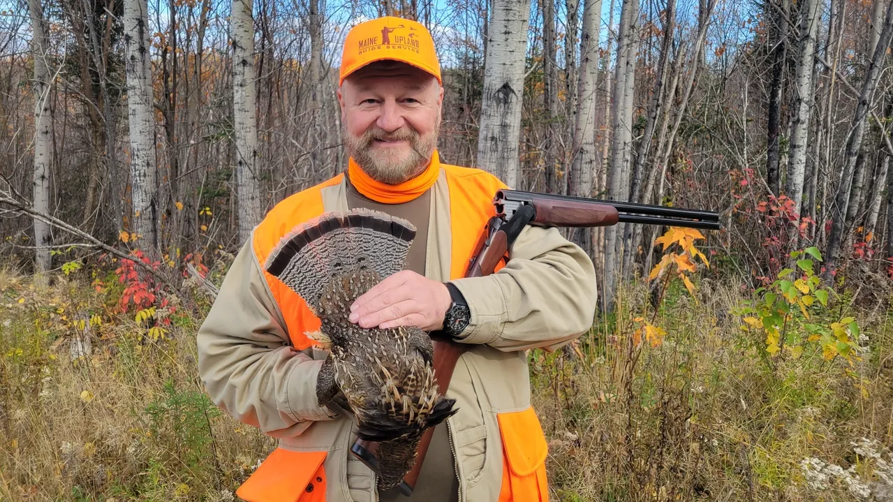 Maine Upland Guide Service Guided Grouse and Woodcock Hunt - Full Day hunting Bird hunting
