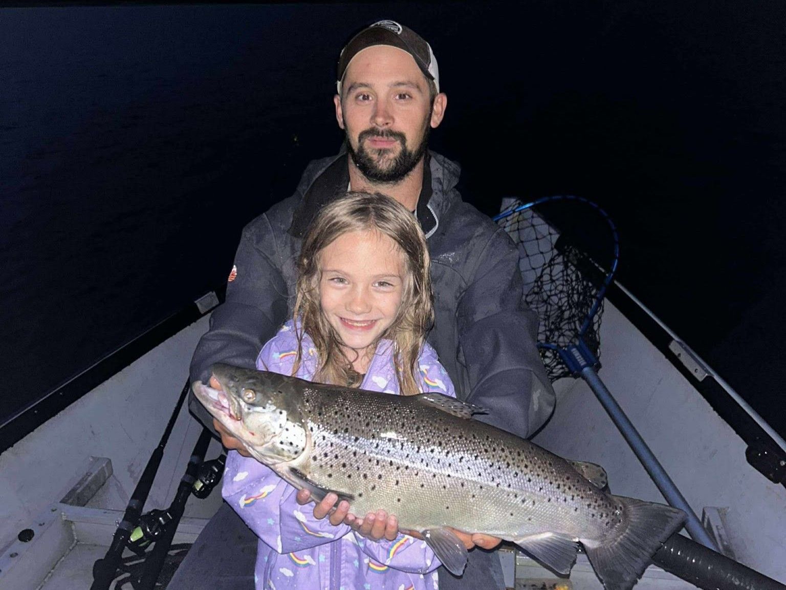 Evening Wade Fishing for Migrating Salmon & Trout