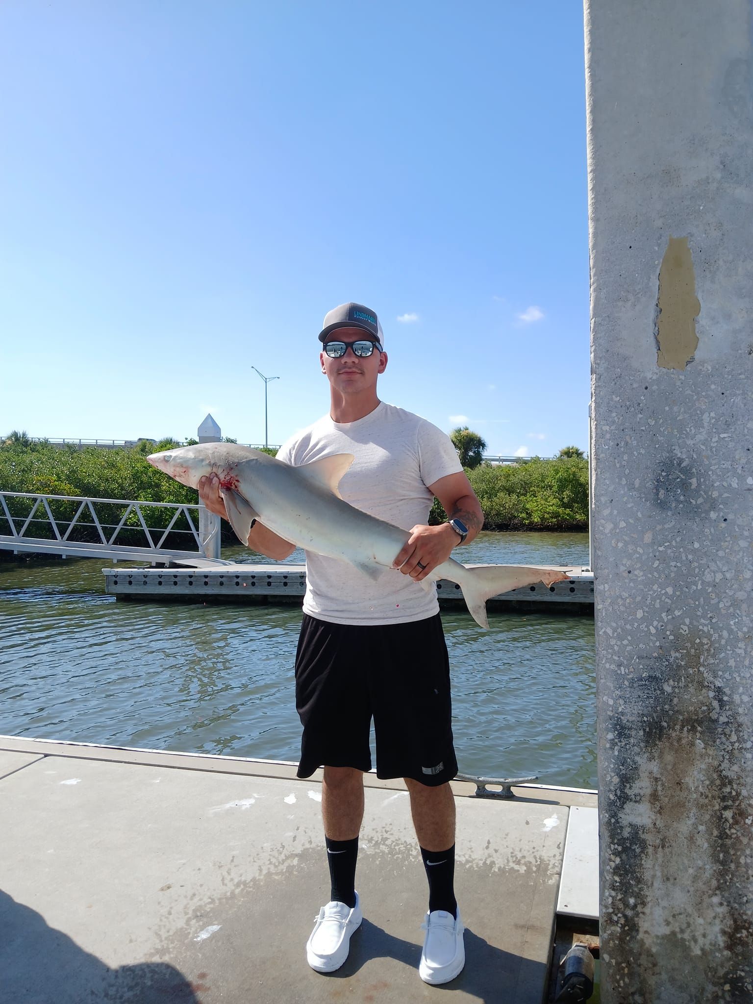 Mako Shark Fishing Port Orange Jettie Rocks