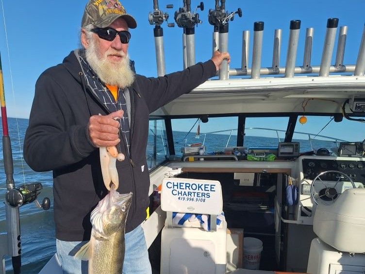 Afternoon Walleye Fishing on Lake Erie
