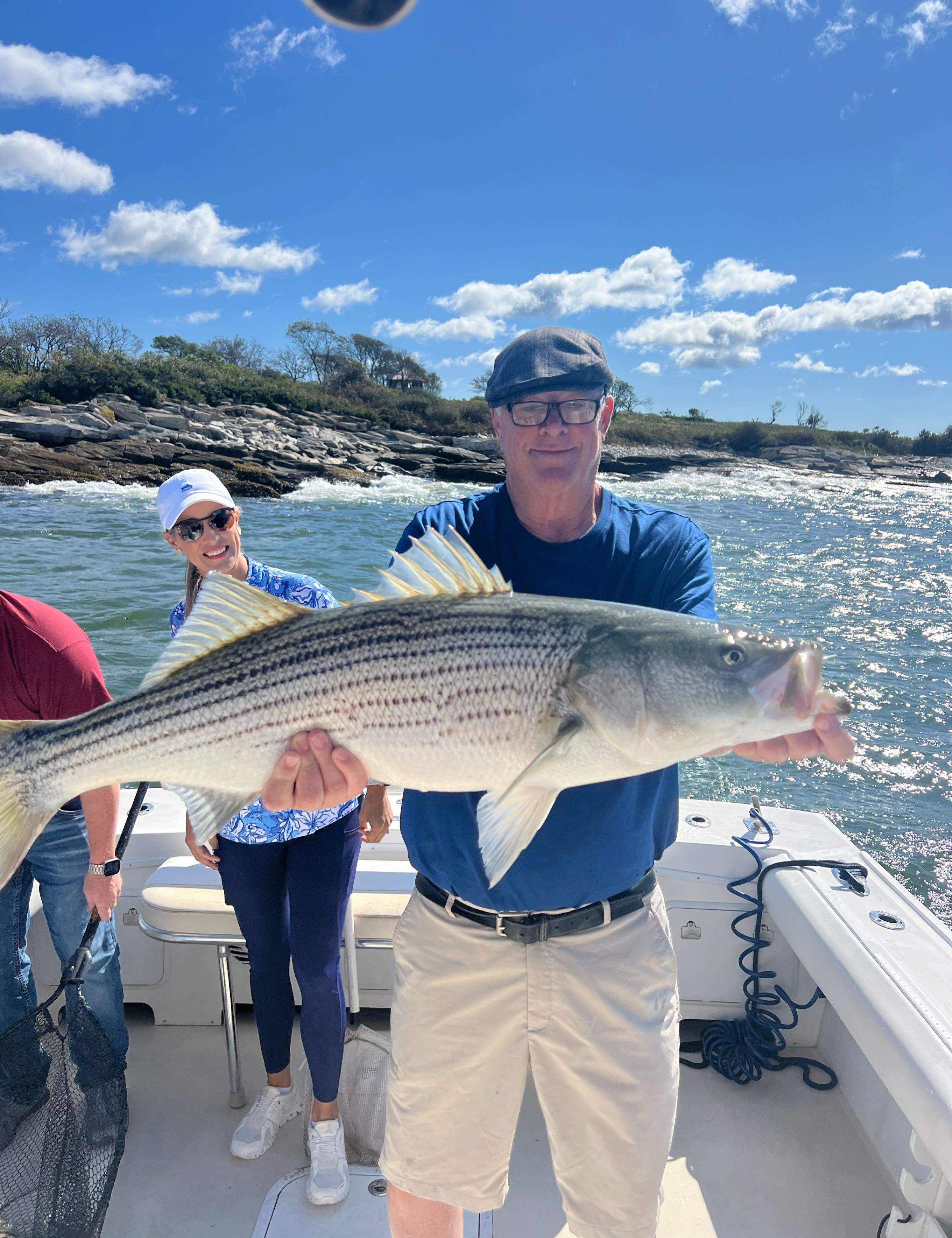 Whiptail Adventures Maine Fishing Charters | 8 Hour Inshore Striped Bass Trip fishing Inshore