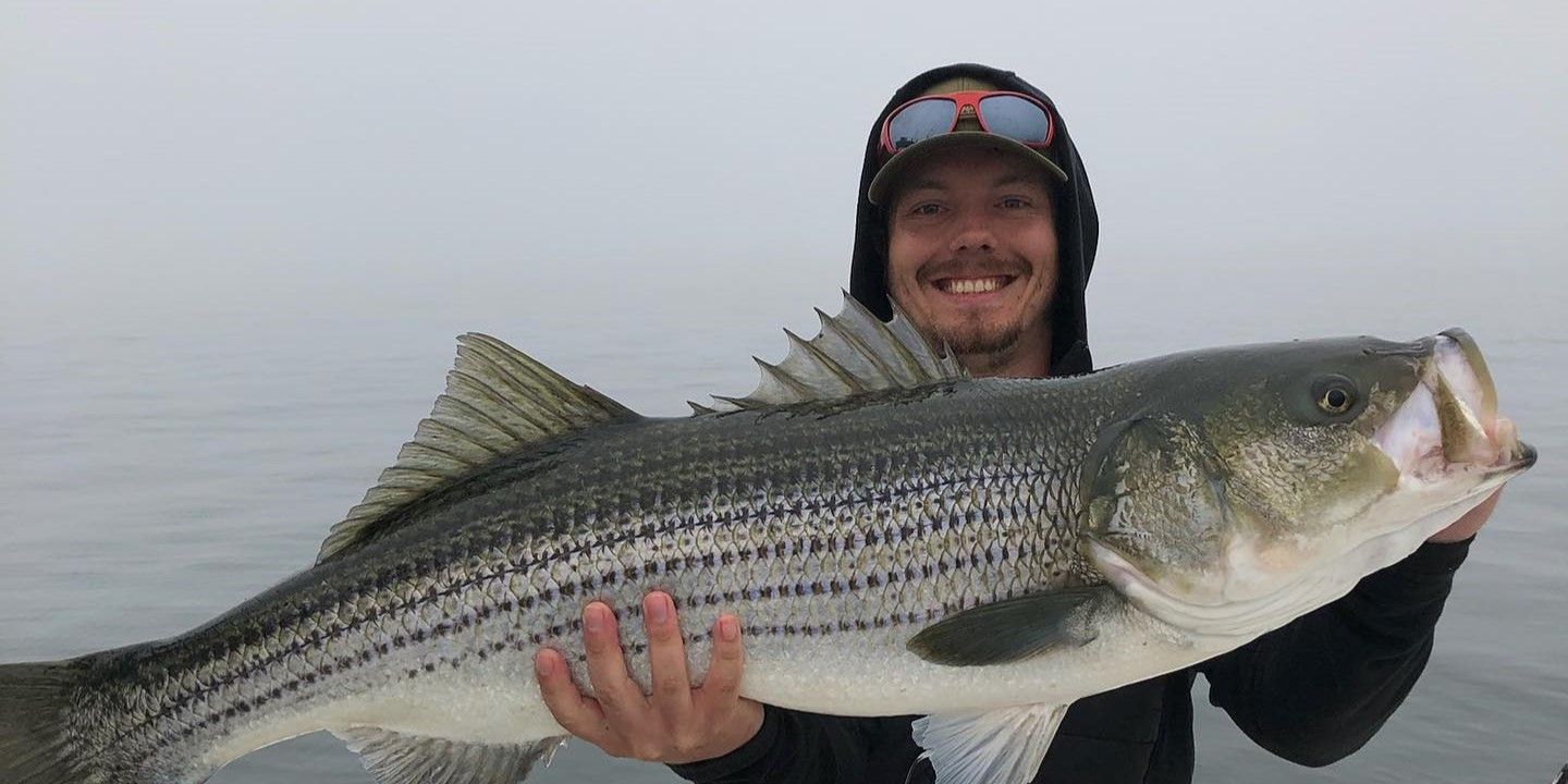 Whiptail Adventures Charter Fishing in Maine | 6 Hour Striped Bass Fishing Adventure fishing Inshore