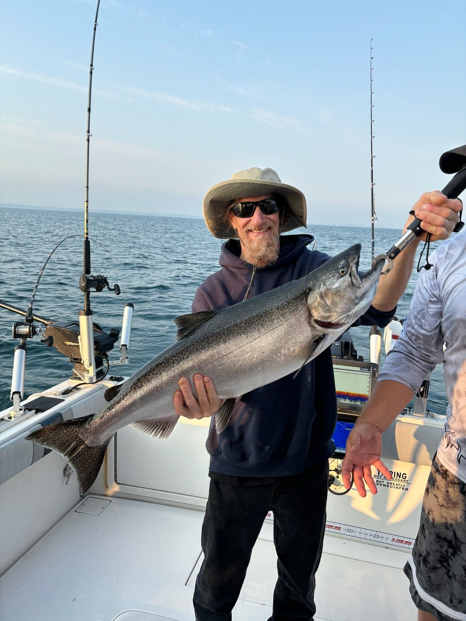 Full Day Salmon Charter Olcott Harbor NY