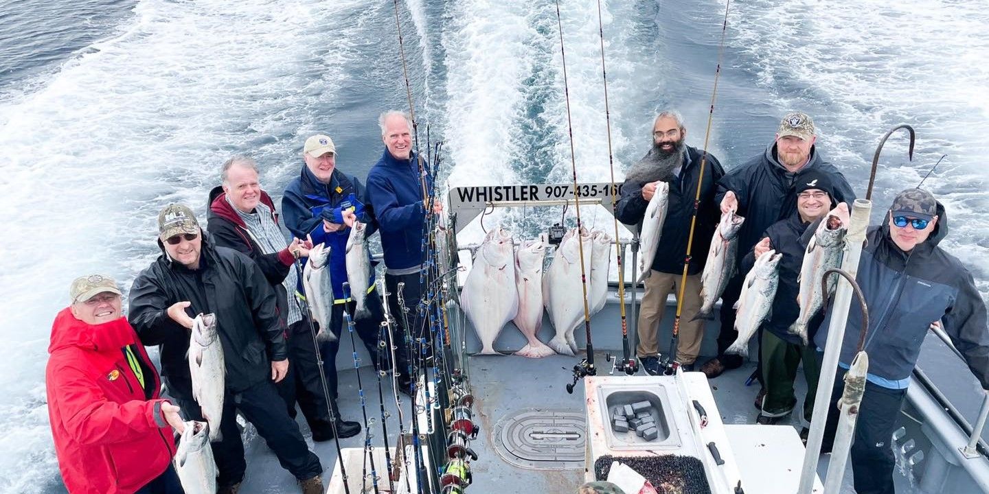 Inlet Charters Across Alaska Adventures Alaska Fishing Trips | 8 Hour Salmon & Halibut Combo Charter Trip  fishing Inshore