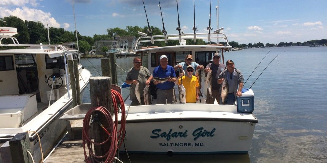 Safari Girl Charters Chesapeake Bay Fishing Charters | Private Full Day fishing Inshore