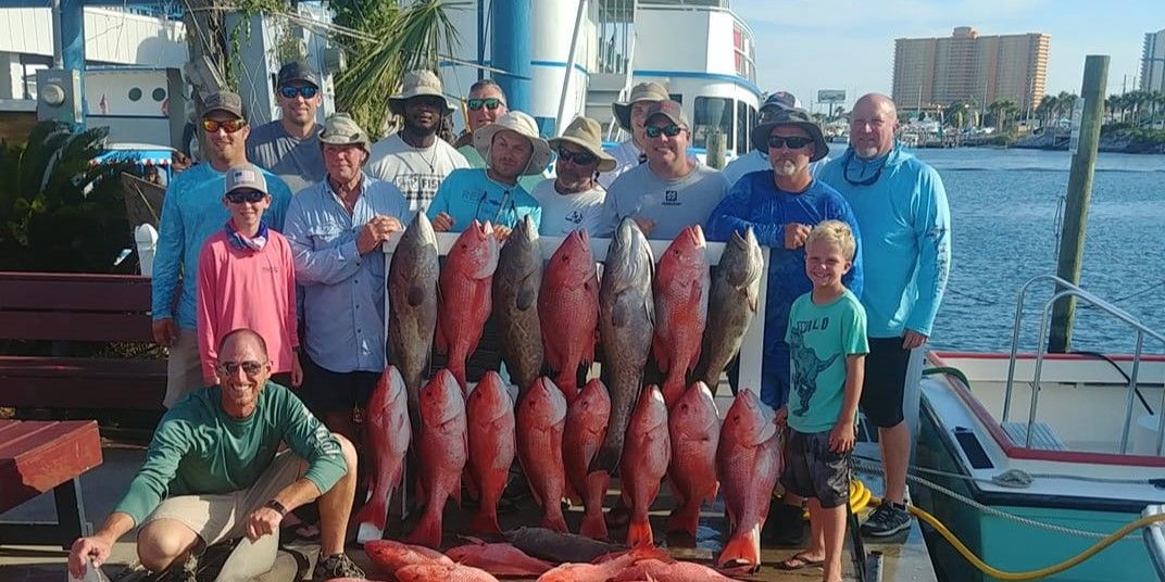 Reel Commocean Fishing Charters Charter Fishing in Panama City Beach | Private 12 Hour Bottom Fishing Trip (Seasonal) fishing Offshore