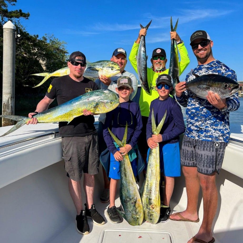 Four Sons Charters Cobia & Mahi-Mahi Charter in Charleston, SC fishing Wrecks