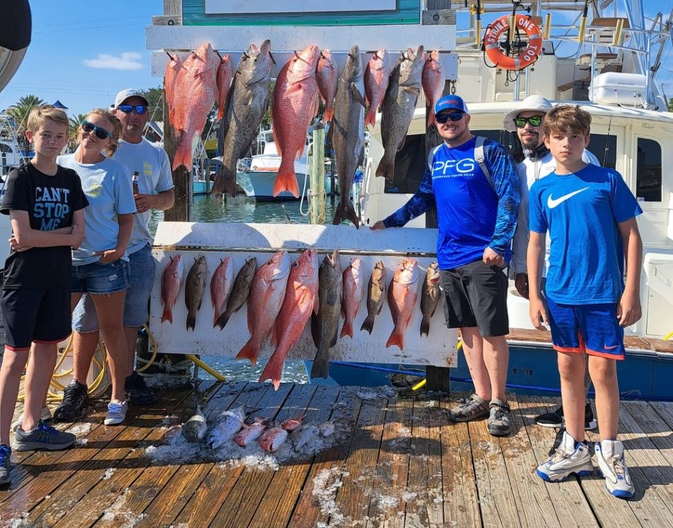 Strike Zone Charters Destin Florida Fishing - 8 hour Trip fishing Offshore