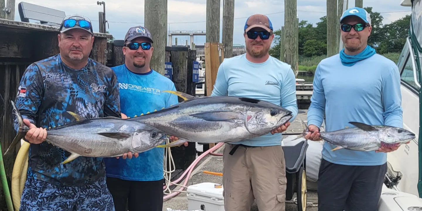 Chasin'tail Sportfishing Fishing Charter In NJ | 10 Hour Charter Trip fishing Offshore