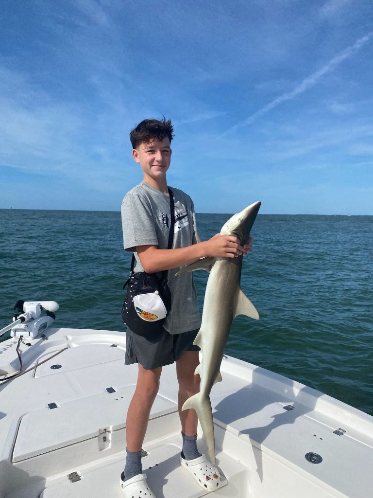 Charleston Fish Rod Bending Shark Fishing Trip - Charleston, SC fishing Wrecks