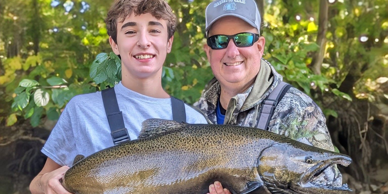 Beginner Salmon Fishing in Altmar, NY