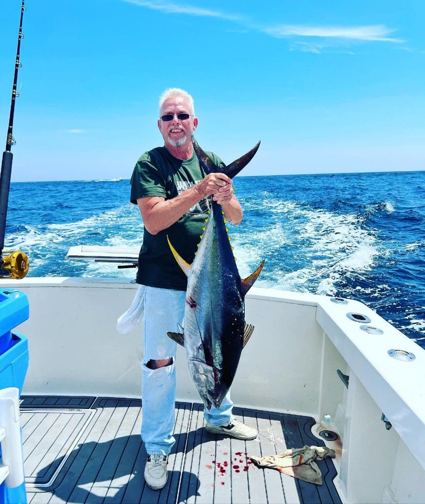 Large Yellowfin Tuna Caught in NJ