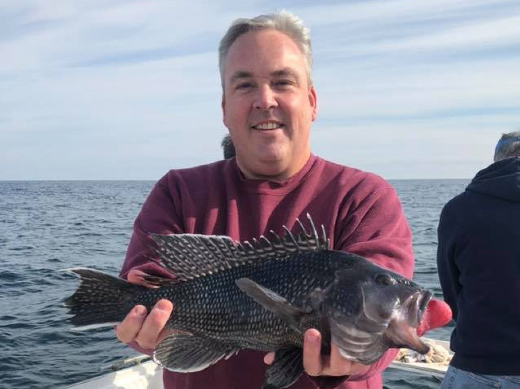 Gone Fishin’ Sport Fishing Charters Cape May NJ  Charter Fishing | 12 Hour Marathon Jumbo Seabass fishing Wrecks