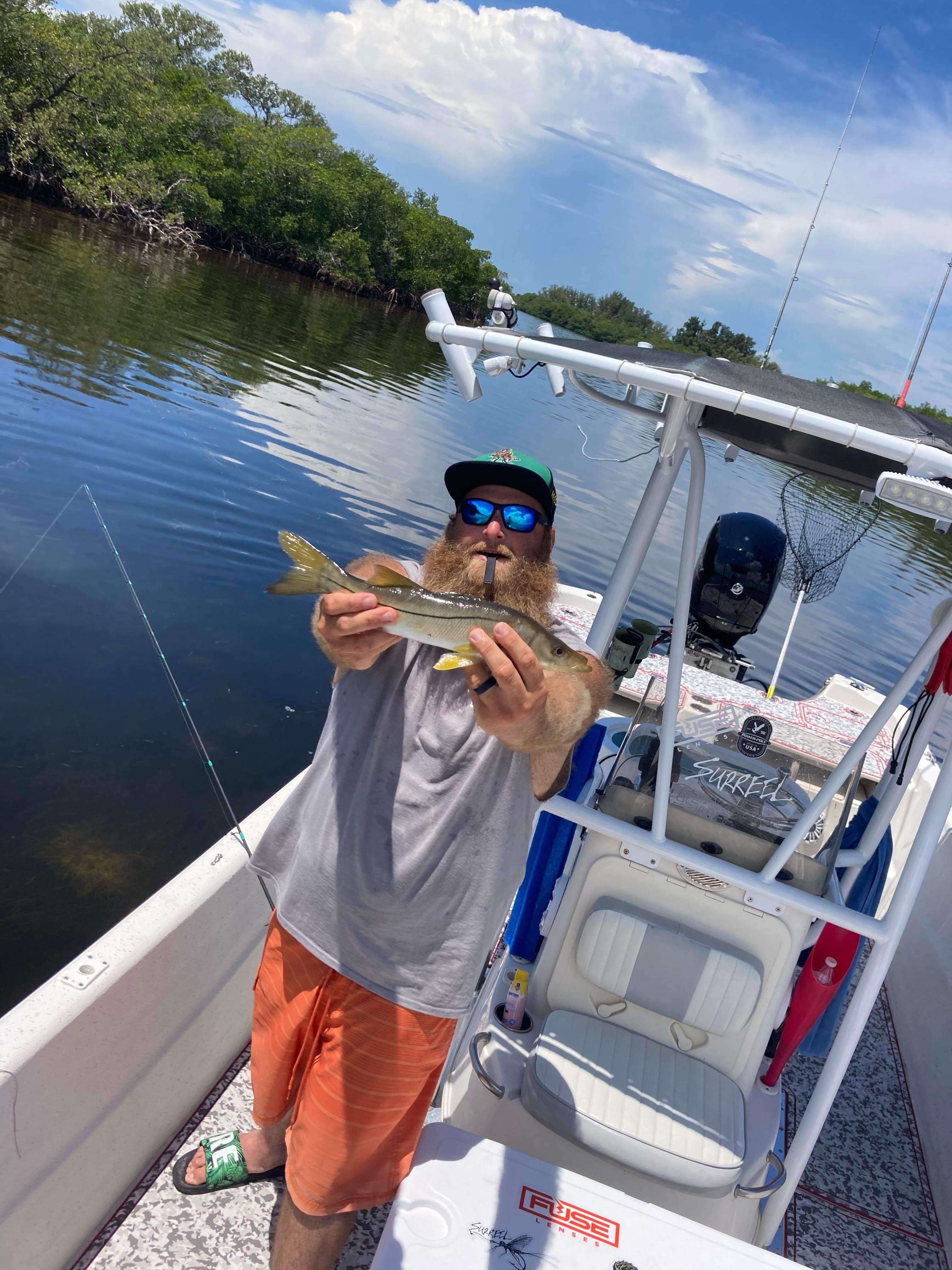 Hooked a Snook in Tampa, Florida