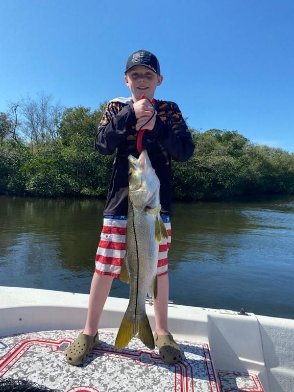Great Snook fishing in Tarpon Springs! 