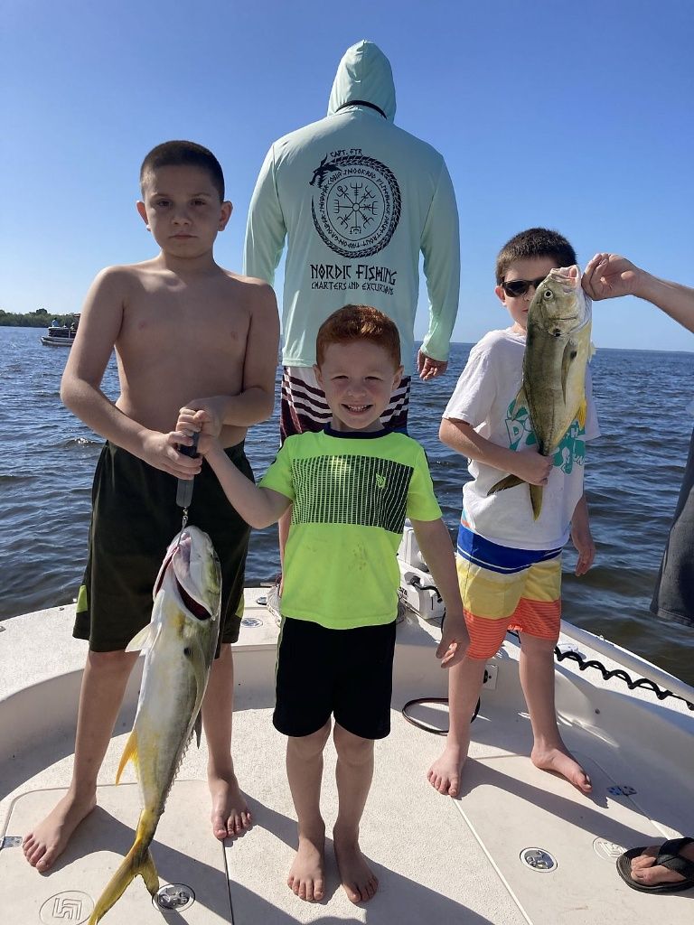 Kids Fishing For Big Fish in Tampa, FL!