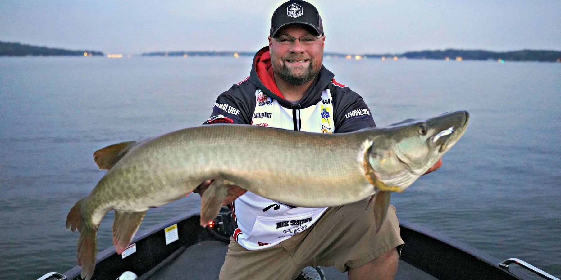 Tactical Angling Fishing Charters in Wisconsin | Delavan, Dark to Dark Musky Excursion fishing Lake