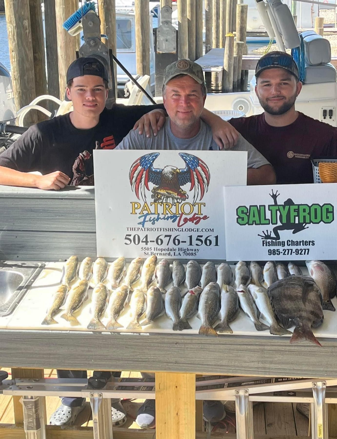 Father and sons bonding fishing report coverpicture