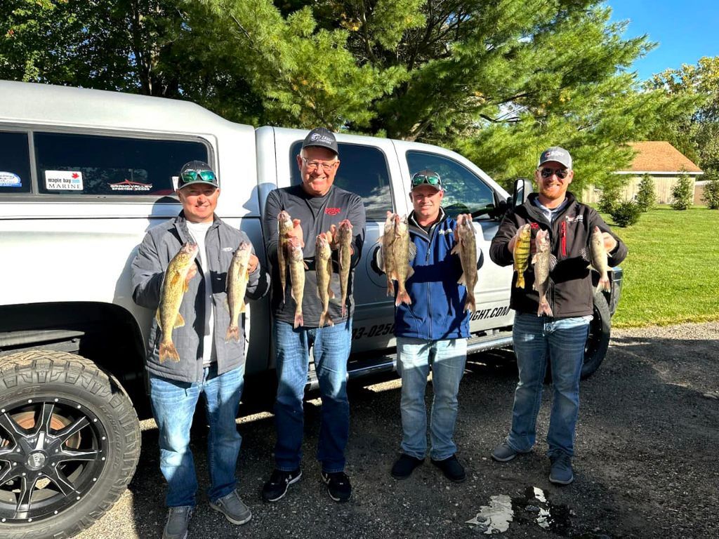 2 B Caught Charters Early Morning Discovery on Muskegon Lake fishing Lake