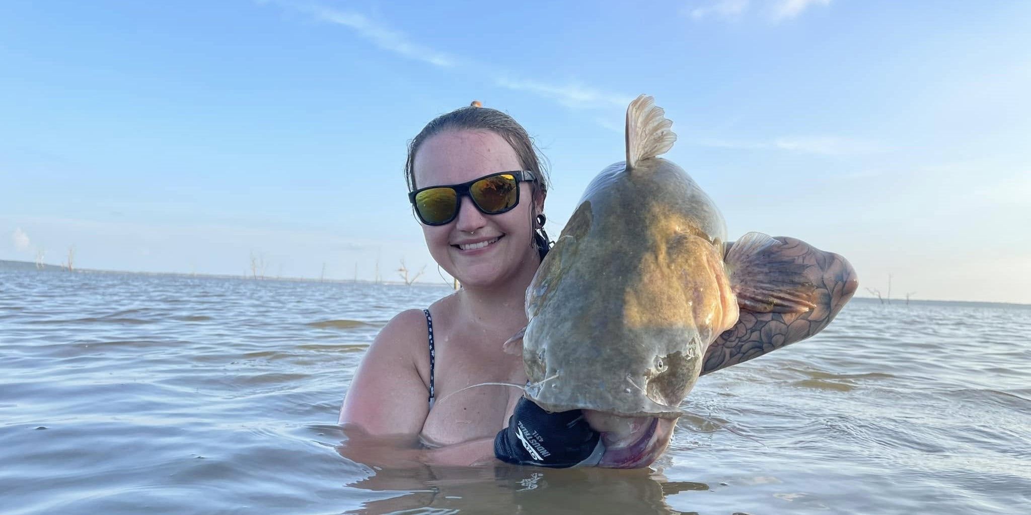 Top-Rated Millwood Lake Catfish Noodling Trip