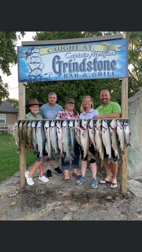 Salmon and Trout out of  Lake Huron, MI 