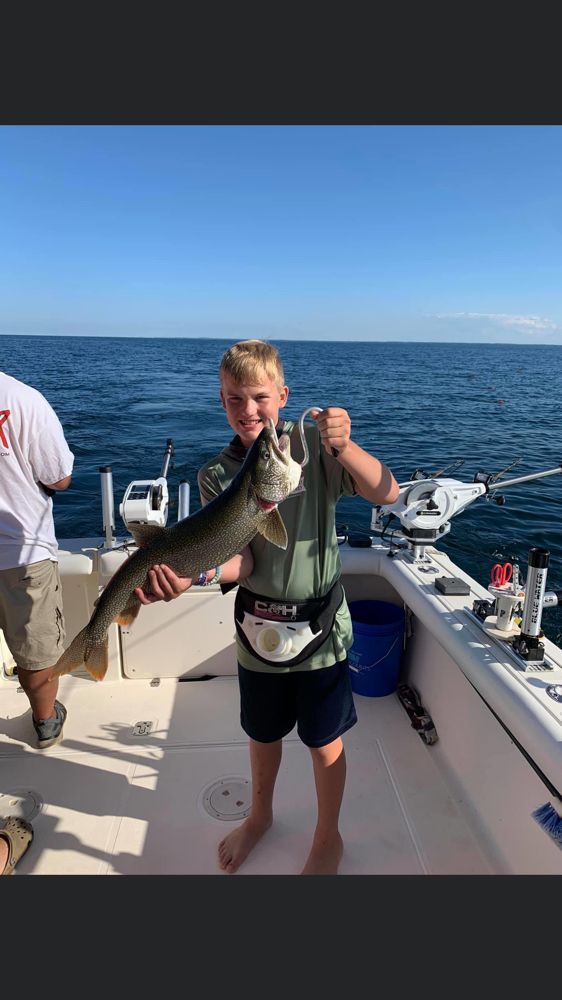 Lake Trout in Lake Huron, MI 