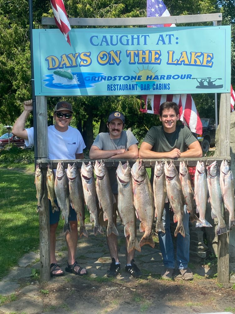 Mixed Bag Lake Huron Fishing